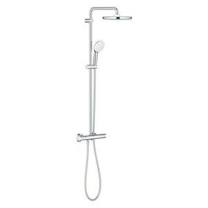 Coloana de dus Grohe Tempesta 250 cu baterie termostatata crom imagine