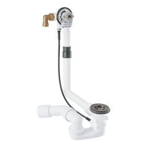 Sifon pentru cada Grohe Talentofill cu umplere prin preaplin necesita set racordare hard graphite imagine