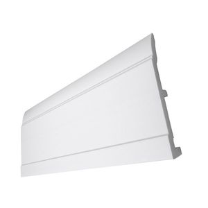 Plinta duropolimer decorativa, alba, 17x148mm, 2 ml/buc, Decosa SK150 imagine