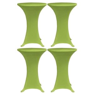 vidaXL Husă elastică pentru masă, 4 buc., verde, 80 cm imagine