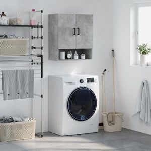 vidaXL Dulap de perete, gri beton, 60x31x70 cm, lemn prelucrat imagine