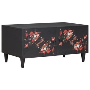 vidaXL Masă de cafea Multicolour 80 x 50 x 40 cm Lemn de mango solid imagine