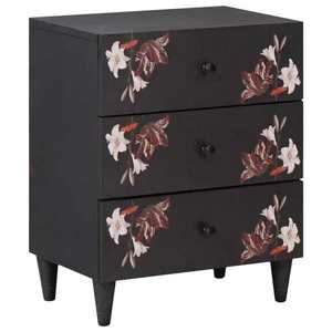 vidaXL Noptieră Multicolour 50 x 33 x 60 cm Lemn de mango solid imagine