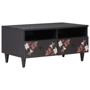 vidaXL Masă de cafea Multicolour 80 x 54 x 40 cm Lemn de mango solid imagine