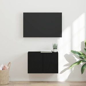 vidaXL Dulap TV de perete Negru 59, 5 x 31 x 40 cm Lemn compozit imagine