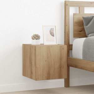 vidaXL Dulap TV de perete Pe perete Stejar artizanal 30, 5 x 35 x 30 cm imagine