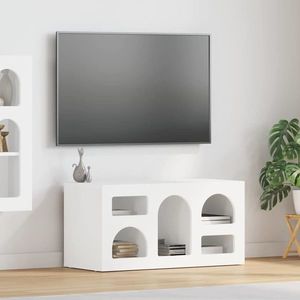 vidaXL Cabinet TV Alb 80 x 35 x 40 cm Lemn compozit imagine