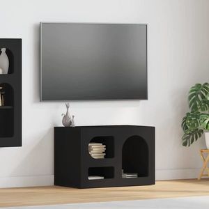 vidaXL Cabinet TV Negru 60 x 35 x 40 cm Lemn compozit imagine