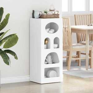 vidaXL Bufet Alb 40 x 35 x 100, 5 cm Lemn compozit imagine