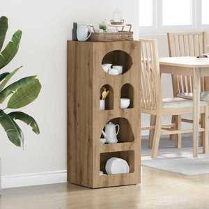 vidaXL Bufet Stejar Artizanal 40 x 35 x 100, 5 cm Lemn compozit imagine