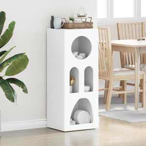 vidaXL Bufet Alb 40 x 35 x 100.5 cm Lemn compozit imagine