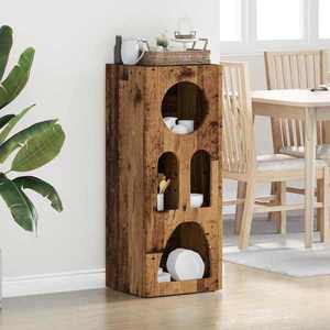 vidaXL Bufet Lemn vechi 40 x 35 x 100.5 cm Lemn compozit imagine