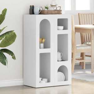 vidaXL Bufet Alb 59 x 35 x 100, 5 cm Lemn compozit imagine