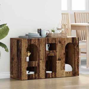 vidaXL Bufet Lemn vechi 100 x 35 x 59 cm Lemn compozit imagine