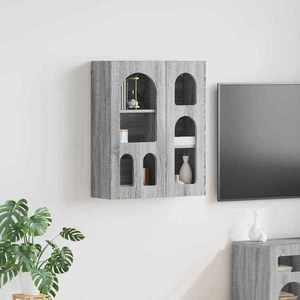 vidaXL Dulap suspendat Gri Sonoma 59 x 20 x 71.5 cm Lemn compozit imagine