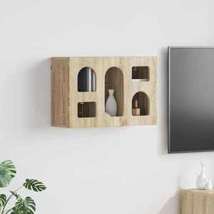 vidaXL Dulap suspendat Stejar Sonoma 60 x 20 x 40 cm Lemn compozit imagine