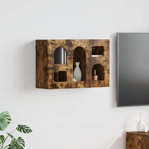 vidaXL Dulap suspendat Stejar fumuriu 60 x 20 x 40 cm Lemn compozit imagine