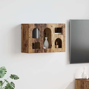 vidaXL Dulap suspendat Lemn vechi 60 x 20 x 40 cm Lemn compozit imagine