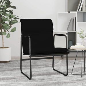 vidaXL Scaun de relaxare, negru, 55x64x80 cm, piele artificială imagine