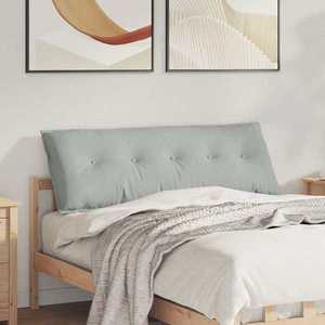 vidaXL Perna pentru spate Gri deschis 140 x 50 cm imagine