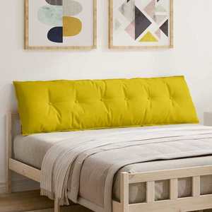 vidaXL Perna pentru spate Galben 180 x 50 cm Țesătură din corduroy imagine
