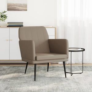 vidaXL Fotoliu, cappuccino, 61x78x80 cm, piele artificială imagine