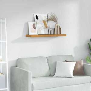 vidaXL Raft de perete Pe perete Bej 90 x 23, 5 x 4 cm Lemn compozit imagine