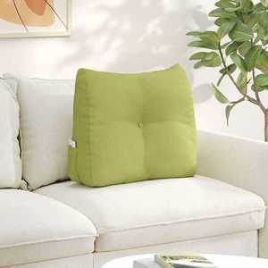 vidaXL Perna pentru spate Verde deschis 60 x 24 x 50 cm țesătură imagine
