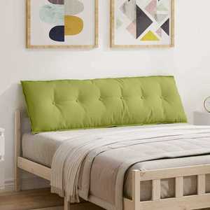 vidaXL Perna pentru spate Verde deschis 160 x 19 x 50 cm țesătură imagine