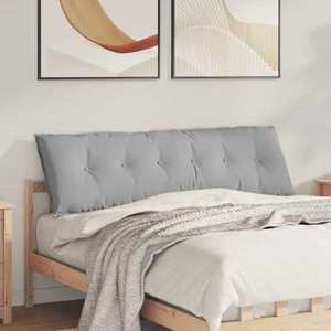 vidaXL Perna pentru spate Gri nori 160 x 19 x 50 cm țesătură imagine