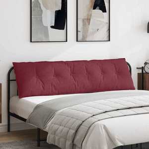 vidaXL Perna pentru spate Roșu Vin 180 x 19 x 50 cm țesătură imagine