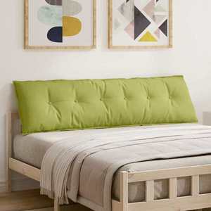 vidaXL Perna pentru spate Verde deschis 180 x 19 x 50 cm țesătură imagine