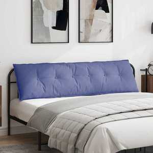 vidaXL Perna pentru spate Albastru Jeans 180 x 19 x 50 cm țesătură imagine