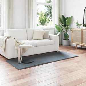 vidaXL Covor din Blană Faux de Iepure Olite Antracit 100 x 200 cm imagine