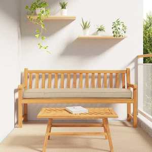 vidaXL Perna pentru palet Bej 180 x 40 x 8 cm Material Oxford imagine