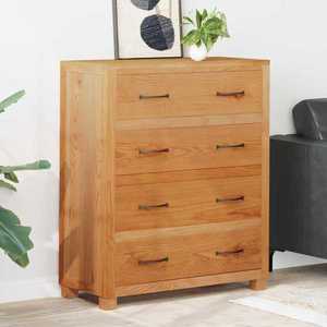 vidaXL Dulap cu sertar cu depozitare Maro Lemn compozit imagine