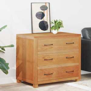 vidaXL Dulap cu sertar cu depozitare Maro Lemn compozit imagine