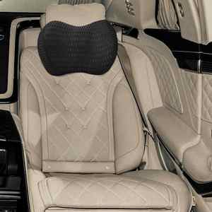 vidaXL Pernă cu pernă Ajustabil Negru 31 x 23 x 14 cm Mesh 4D imagine