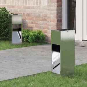 vidaXL Lampa de parcurs LED solar 2 pcs Oţel inoxidabil imagine