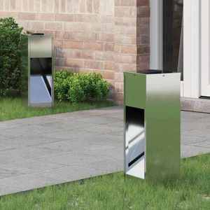 vidaXL Lampa de parcurs LED solar 2 pcs Galvanizat Galvanizat imagine