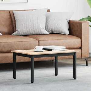 vidaXL Masă de cafea natural 60 x 50 x 36 cm Lemn de pin masiv imagine