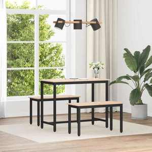 vidaXL bancă natural 80 x 35 x 45 cm Lemn de pin masiv imagine