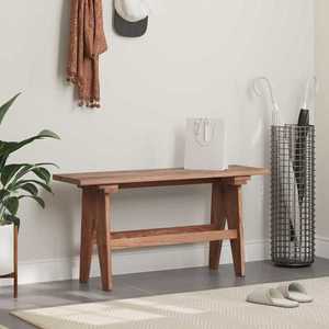 vidaXL bancă natural 100 x 30 x 50 cm Lemn masiv recuperat imagine