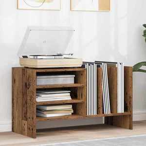 vidaXL Dulap pentru discuri de vinil Lemn vechi 78, 5 x 35 x 45 cm imagine