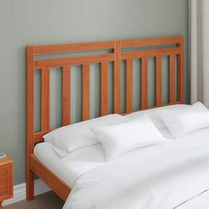 vidaXL Tăblie cap cu headboard Maroniu cerat 165, 5 x 100 cm imagine