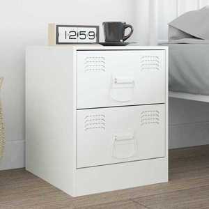 vidaXL Mânere pentru dulap 210 pcs Alb 85 x 45 mm Metal imagine