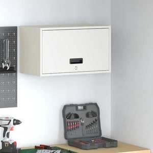 vidaXL Dulap de perete pentru garaj Alb 60 x 33 x 35 cm imagine