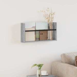 vidaXL Raft pentru reviste Gri Sonoma 60 x 12 x 30 cm Lemn compozit imagine