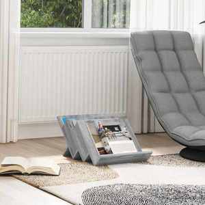 vidaXL Raft pentru reviste Gri Sonoma 53 x 40 x 28.5 cm Lemn compozit imagine