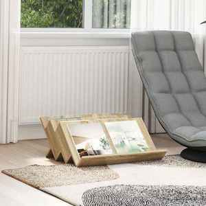 vidaXL Raft pentru reviste cu raft Stejar Sonoma 65 x 53 x 28, 5 cm imagine